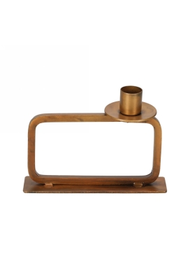 Jens Living Kandelaar Dave Goud Small 15x5.5x11cm 1stuks