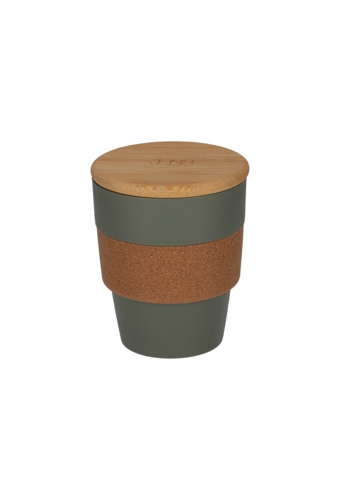 Jens Living Koffiebeker Jake Gerecycled Pp Groen 9x9x10.5cm 1stuks