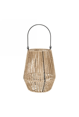 Jens Living Lantaarn Jacky Naturel Large 16.5x23x28cm 1stuks