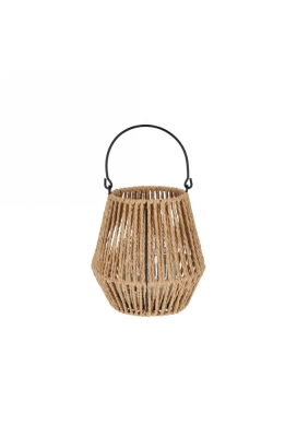 Jens Living Lantaarn Jacky Naturel Small 19x19x12.5cm 1stuks