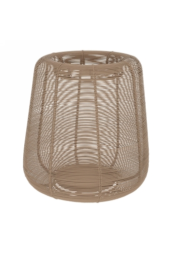 Jens Living Lantaarn Sil Taupe Large 22x22x24cm 1stuks