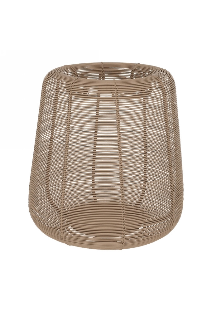 Jens Living Lantaarn Sil Taupe Large 22x22x24cm 1stuks