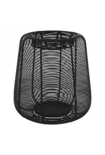 Jens Living Lantaarn Sil Zwart Large 22x22x24cm 1stuks