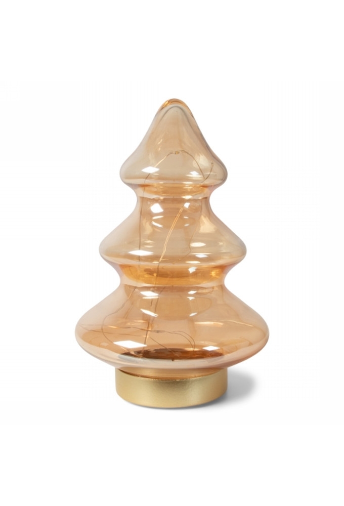 Jens Living Led Kerstboom Amber 13x13x20cm 1stuks