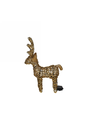 Jens Living Led Rendier Goud Small 30x11x45cm 1stuks