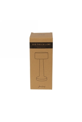 Jens Living Led Touch Lamp Zwart 8.8x8.8x22.5cm 1stuks