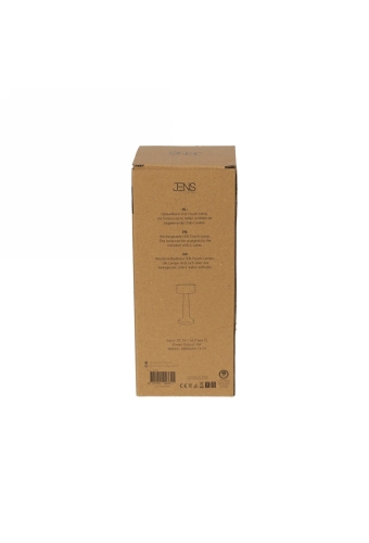 Jens Living Led Touch Lamp Zwart 8.8x8.8x22.5cm 1stuks