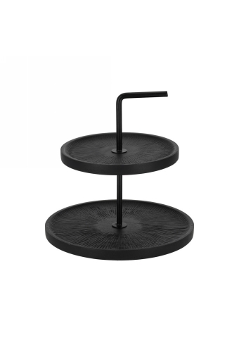 Jens Living Mango Etagere Zwart 25x25x19cm 1stuks