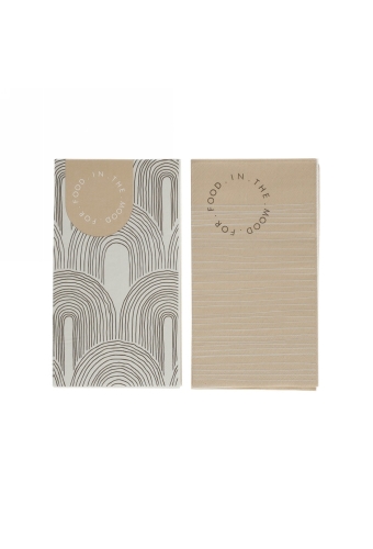 Jens Living Mood For Food Servetten set van 12stuks 10x20x0.1cm 1stuks