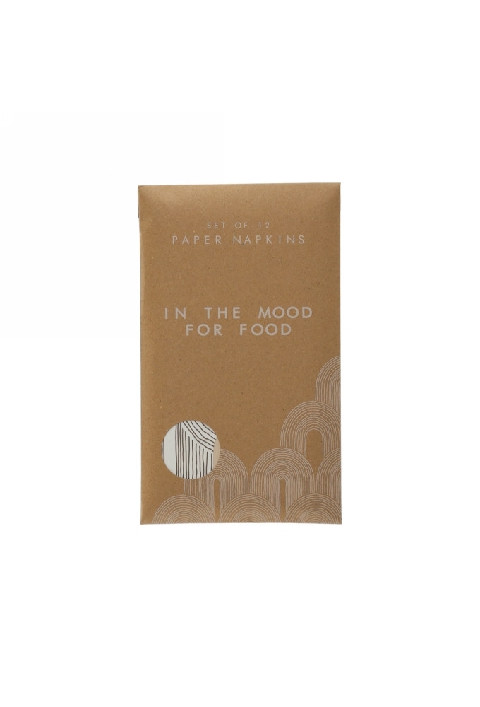 Jens Living Mood For Food Servetten set van 12stuks 10x20x0.1cm 1stuks