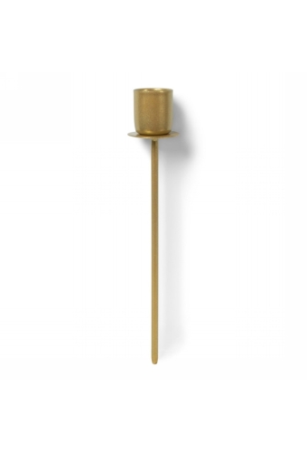 Jens Living Pin Kandelaar Goud 3.2x3.2x18cm 1stuks