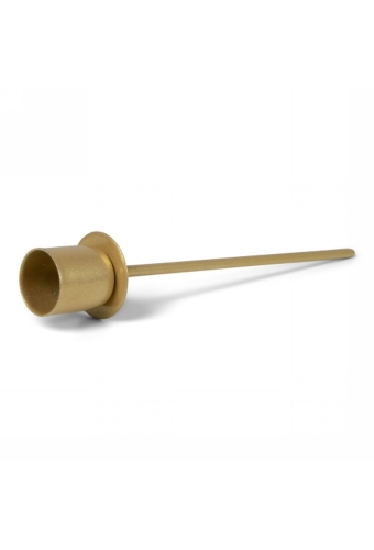 Jens Living Pin Kandelaar Goud 3.2x3.2x18cm 1stuks