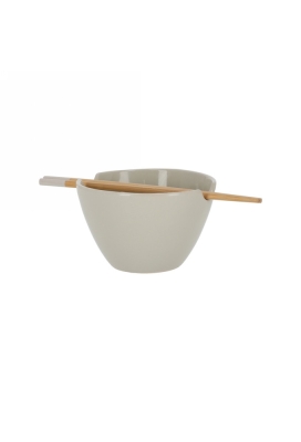 Jens Living Poke Bowl Stone 24x13.5x8.5cm 1stuks
