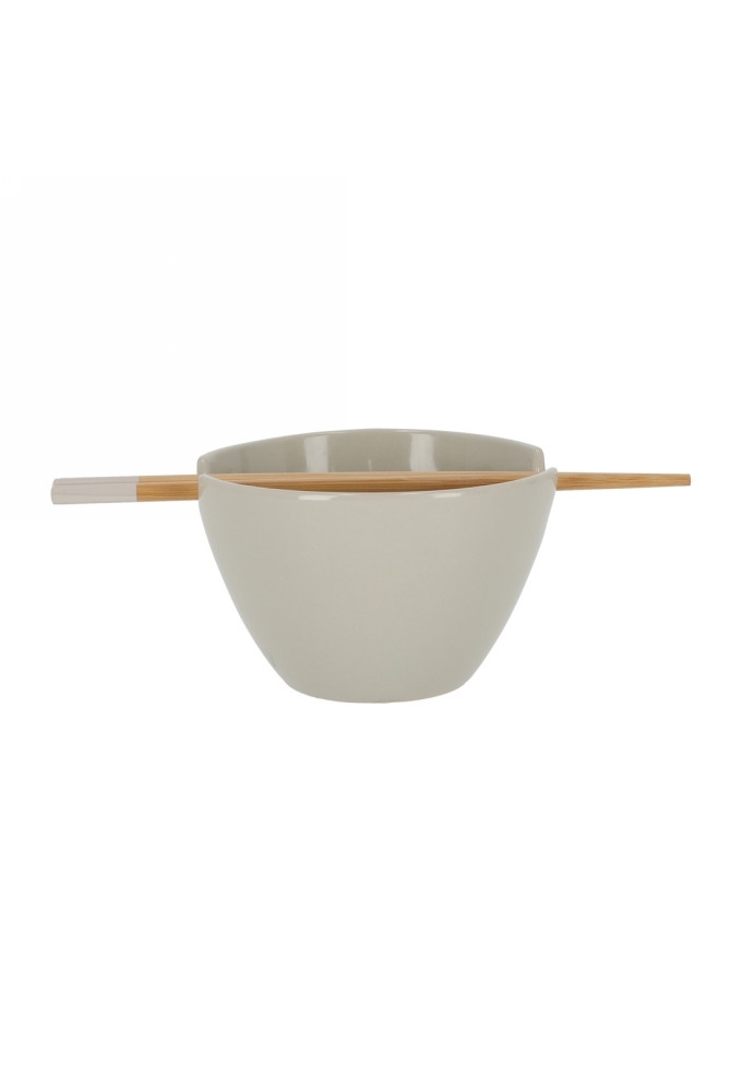 Jens Living Poke Bowl Stone 24x13.5x8.5cm 1stuks