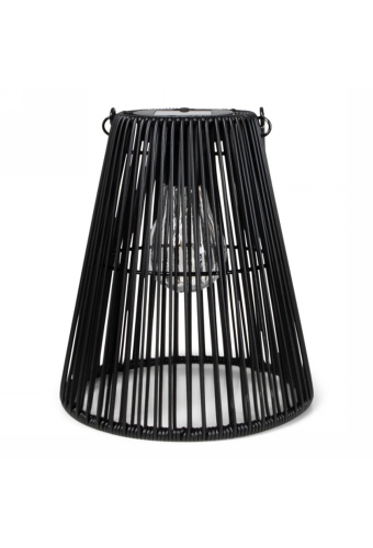 Jens Living Solar Lantaarn Zwart 18x18x21cm 1stuks