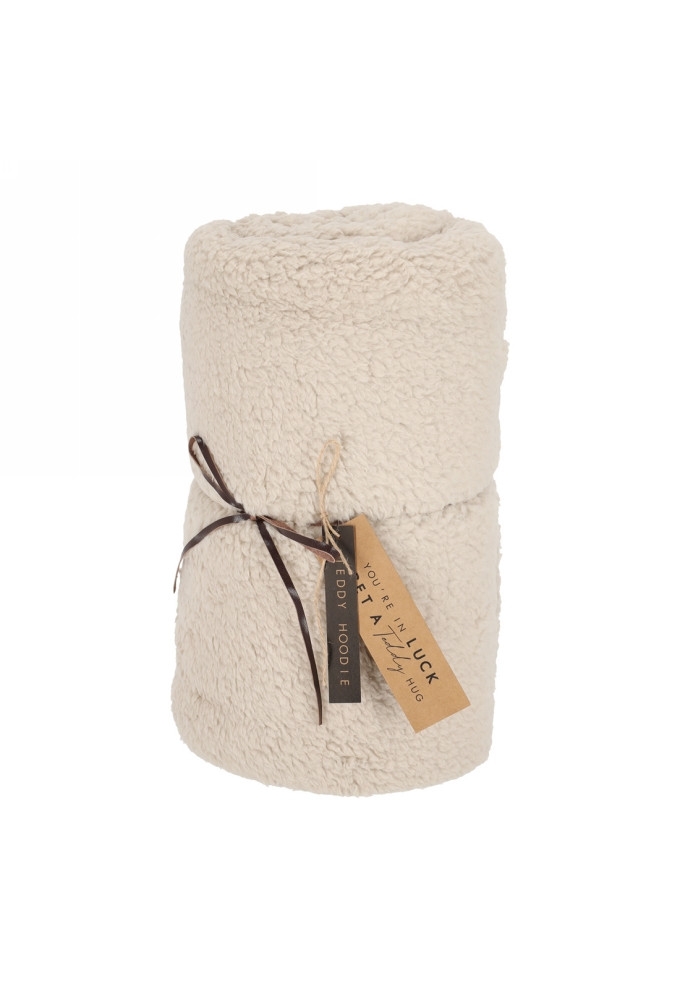 Jens Living Teddy Hoodie Taupe 110x110x130cm 1stuks