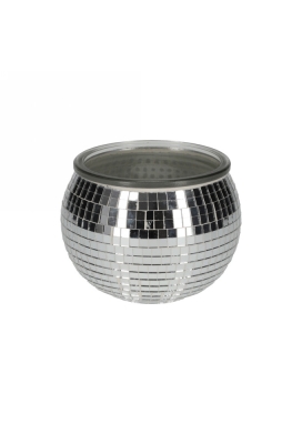 Jens Living Theelichthouder Disco 10x10x7.7cm 1stuks