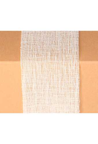 Geschenklint Naturel Polyester Delicate Creme 40mm x 25meter