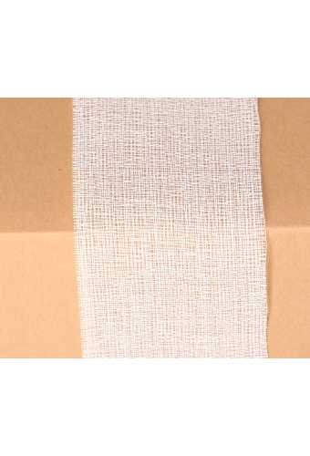 Geschenklint Naturel Polyester Delicate Wit 40mm x 25meter