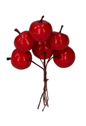 Kado Decoratie Grote Berrie Rood 10cm 72stuks