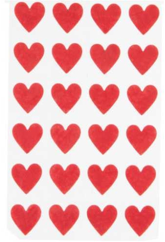 Kado Sticker Felt Hart 18mm 24stuks