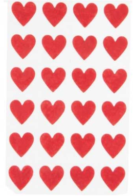 Kado Sticker Felt Hart 18mm 24stuks