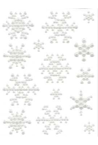 Kado Sticker Sneeuw Parel 14stuks