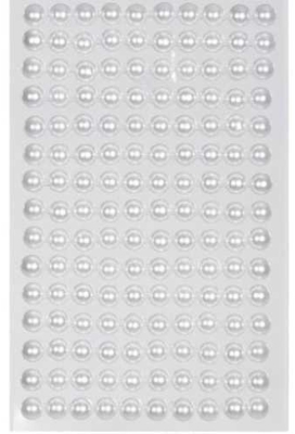 Kado Sticker Witte Parel 10mm 96stuks