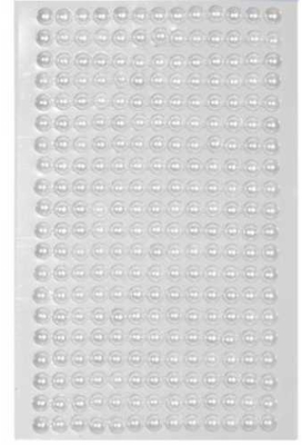 Kado Sticker Witte Parel 6mm 247stuks