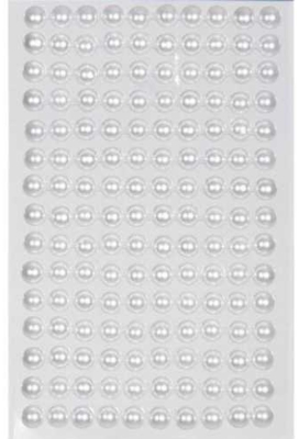 Kado Sticker Witte Parel 8mm 150stuks