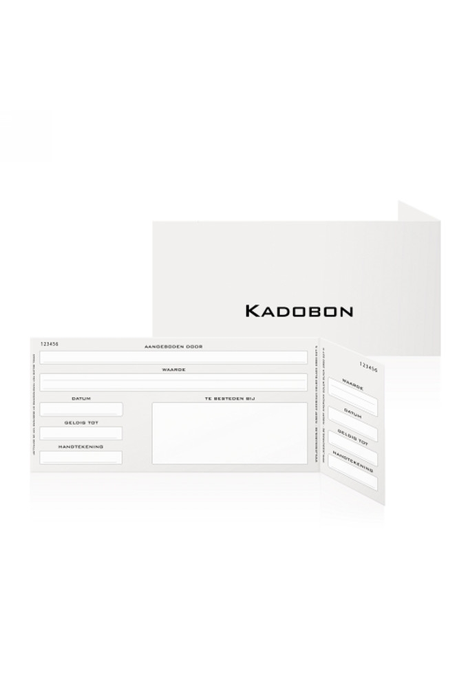 Kadobon & Envelop Impression Cadeau Petrol 21.5x10.5cm 10stuks