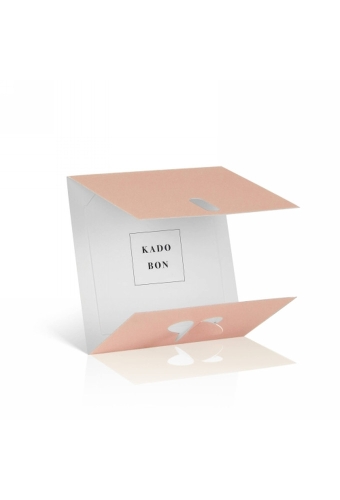 Kadobon & Envelop Love Naturel 12.5x12.5cm 10stuks