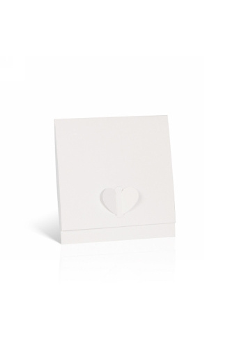 Kadobon & Envelop Love Wit 12.5x12.5cm 10stuks