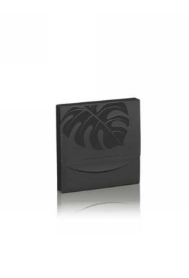 Kadobon & Kadodoosje Closed Structure Big Leaf Black 12x12x1.5cm 10stuks