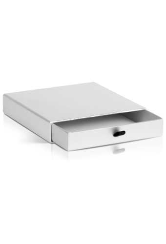 Kadobon & Ladeschuif Kadodoos Primo Zilver 14.5x14.5x3cm 5stuks