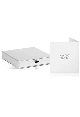 Kadobon & Ladeschuif Kadodoos Primo Zilver 14.5x14.5x3cm 5stuks