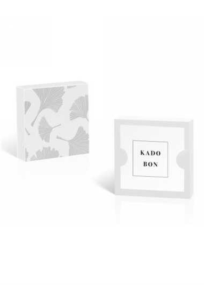 Kadobon + Kadodoosje Bene Ginko White 12x12x3cm 10stuks