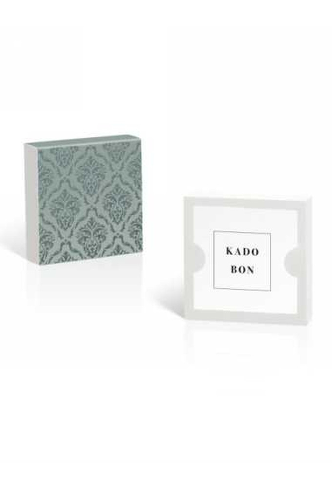 Kadobon + Kadodoosje Bene Rocco Old Green12x12x3cm 10stuks