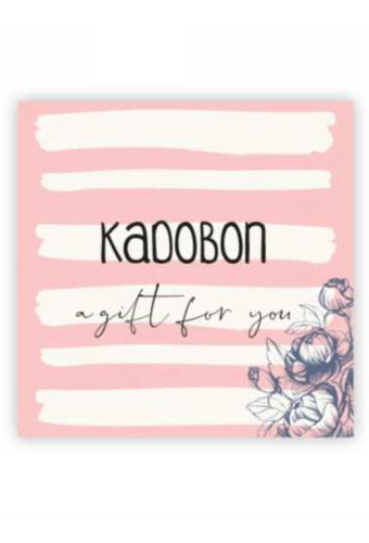 Kadobon A Gift For You Roze + Envelop 12x12cm 12stuks