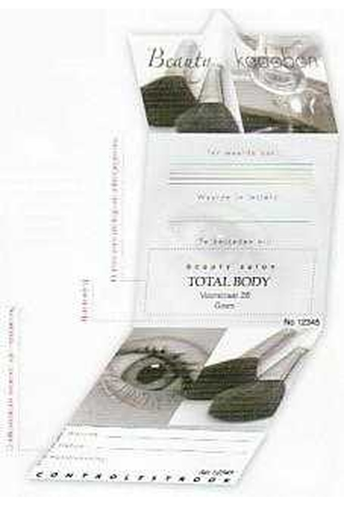 Kadobon Beauty + Envelop 12x12cm 12stuks