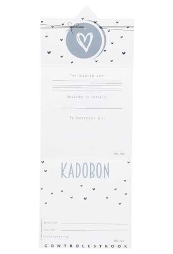 Kadobon It s a Boy + Envelop 12x12cm 12stuks