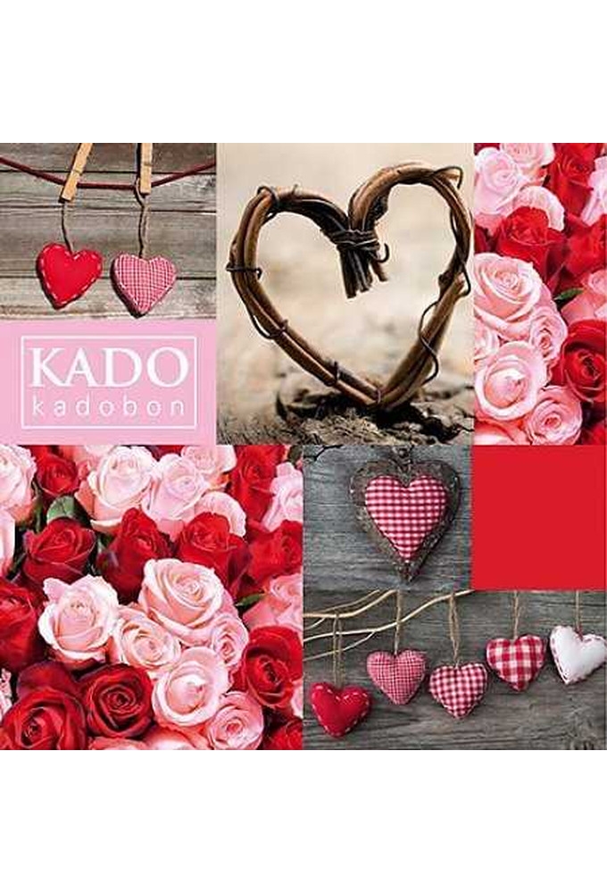 Kadobon Loving You + Envelop 12x12cm 12stuks