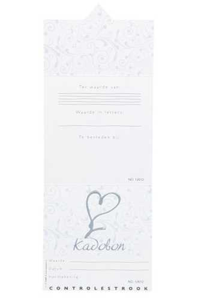 Kadobon Manicure Heart + Envelop 12x12cm 12stuks