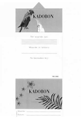 Kadobon Oloha+ Envelop 12x12cm 12stuks