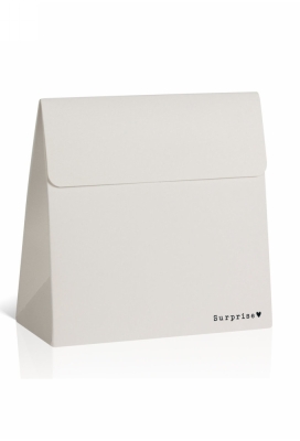 Kadobonnen + Kadozakje Manhattan Surprise White 14.5x6x14.5cm 10stuks
