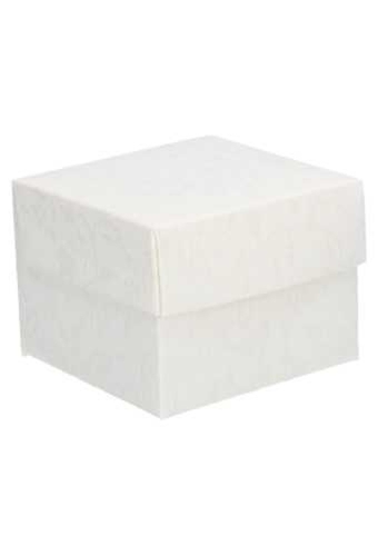 Kadodoos Bloemenregen Motief Met Klepdeksel 295gram 8x8x6cm 10stuks