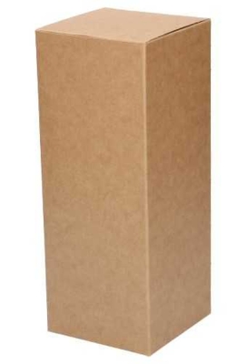 Kadodoos Dozza Glad Naturel Rechthoekig 10x10x25cm 400gram 10stuks