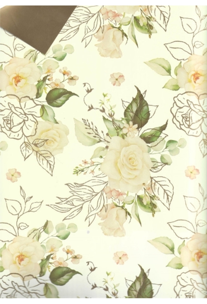 Kadofolie Dubbelzijdig Roze Creme & Goud Mat Metallic 70cm x 40meter