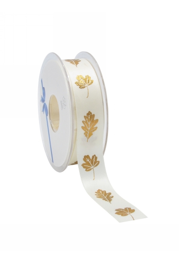 Kadolint Herfst Bladeren Champagne & Koper 23mm x 25meter