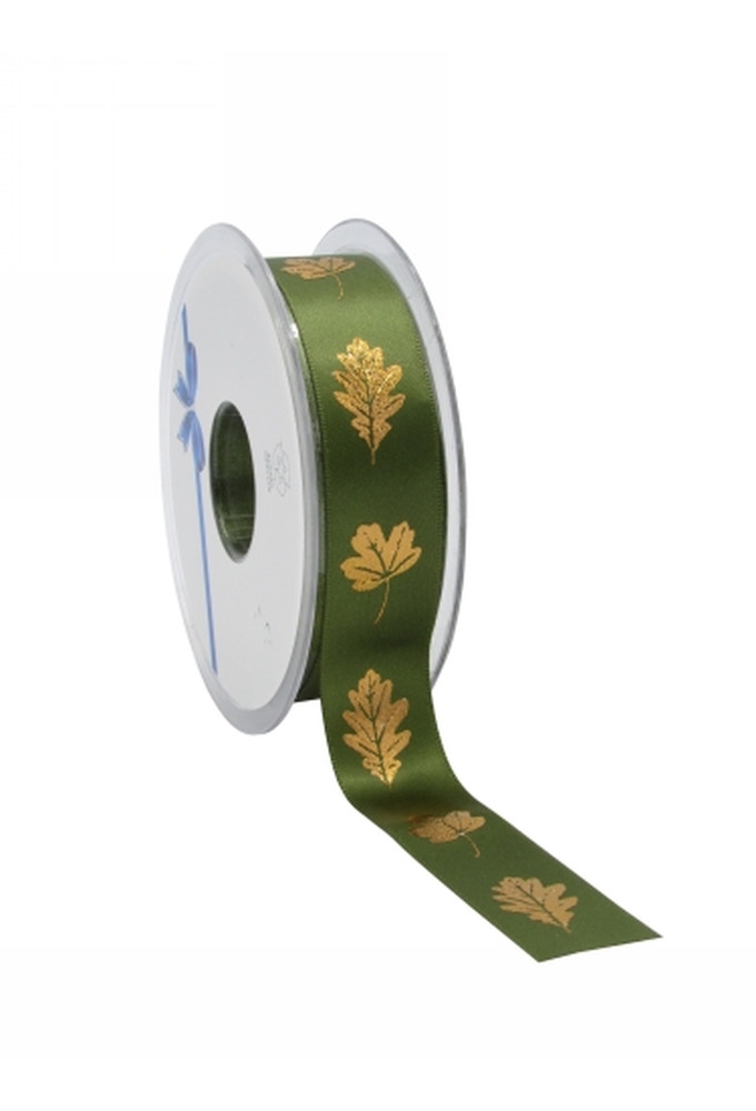 Kadolint Herfst Bladeren Olijf Groen & Koper 23mm x 25meter